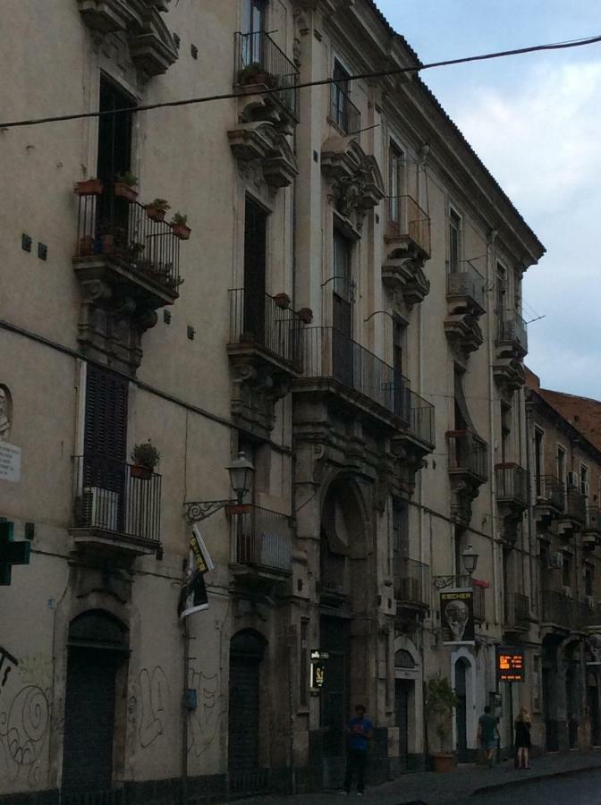 Suite Con Terrazza In Centro Storico 卡塔尼亚 外观 照片